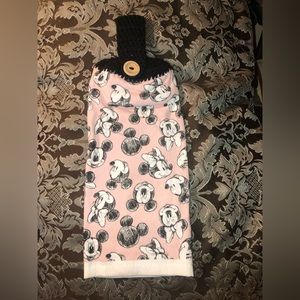 Mickey and Minnie Mouse Hanging Towel